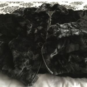 Christian Lacroix Genuine Blackglama  Mink  Fur Bomber Jacket Highest Quality!!